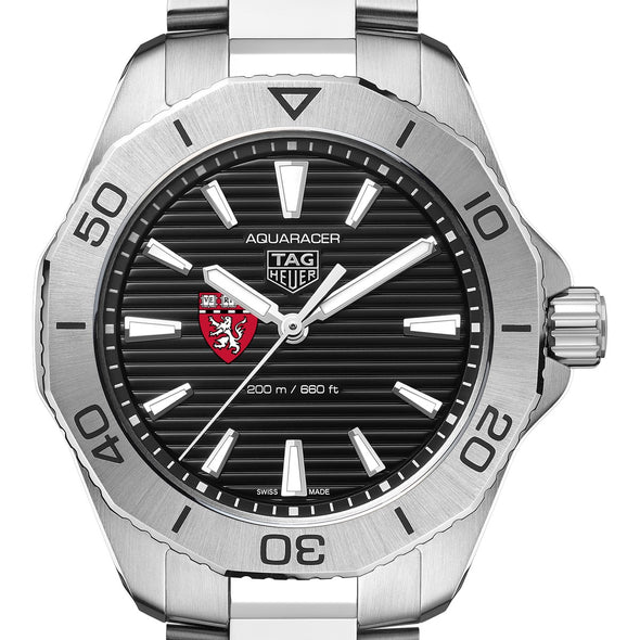 HMS Men&#39;s TAG Heuer Steel Aquaracer with Black Dial Shot #1