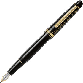 HMS Montblanc Meisterstück Classique Fountain Pen in Gold Shot #1