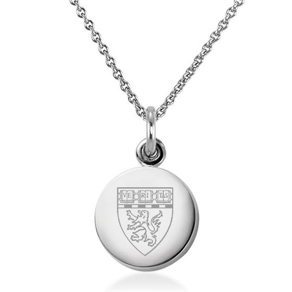 HMS Necklace with Charm in Sterling Silver Shot #1