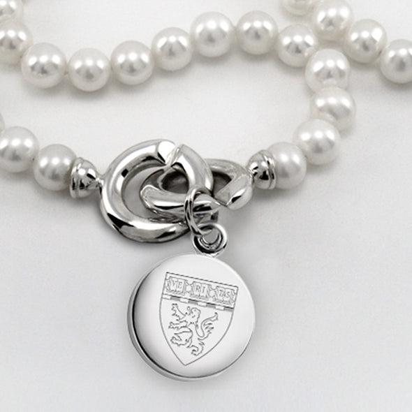 HMS Pearl Necklace with Sterling Silver Charm Shot #2