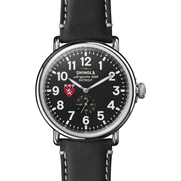 HMS Shinola Watch, The Runwell 47 mm Black Dial Shot #2