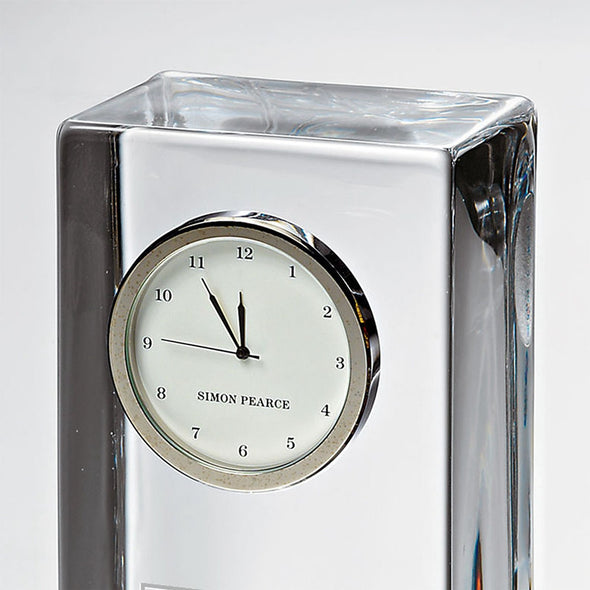 HMS Tall Glass Desk Clock by Simon Pearce Shot #2