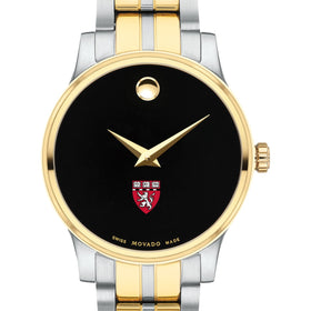 HMS Women&#39;s Movado Collection Two-Tone Watch with Black Dial Shot #1