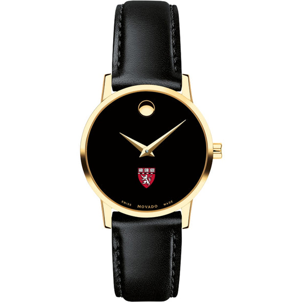 HMS Women&#39;s Movado Gold Museum Classic Leather Shot #2