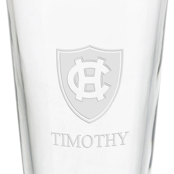 Holy Cross 16 oz Pint Glass Shot #3