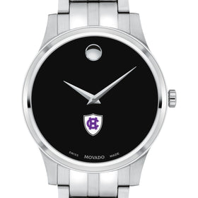 Holy Cross Men&#39;s Movado Collection Stainless Steel Watch with Black Dial Shot #1