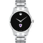 Holy Cross Men's Movado Collection Stainless Steel Watch with Black Dial Shot #2