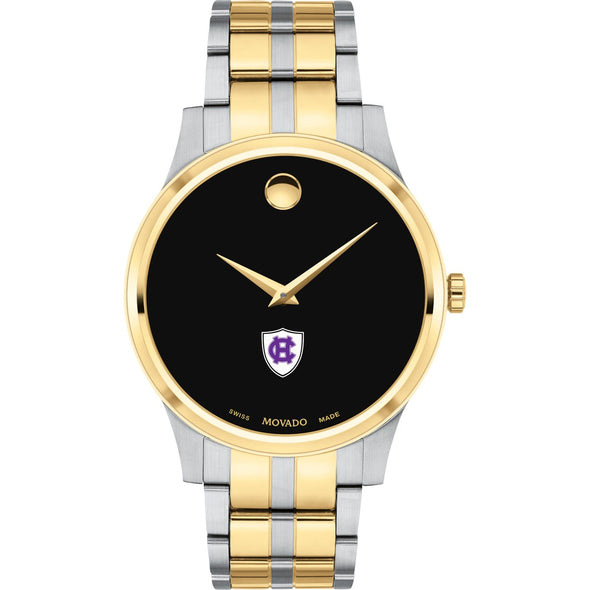 Holy Cross Men&#39;s Movado Collection Two-Tone Watch with Black Dial Shot #2