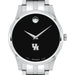 Houston Men's Movado Collection Stainless Steel Watch with Black Dial