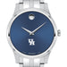 Houston Men's Movado Collection Stainless Steel Watch with Blue Dial