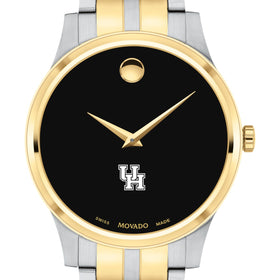 Houston Men&#39;s Movado Collection Two-Tone Watch with Black Dial Shot #1