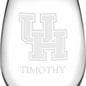 Houston Stemless Wine Glasses Made in the USA Shot #3