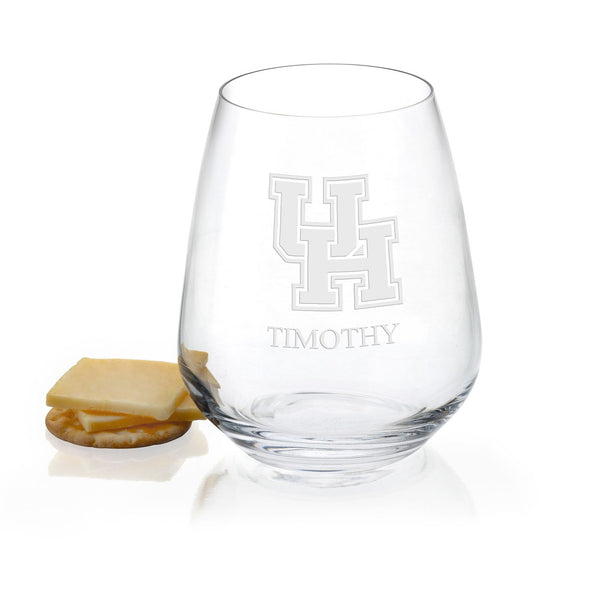 Houston Stemless Wine Glasses Shot #1