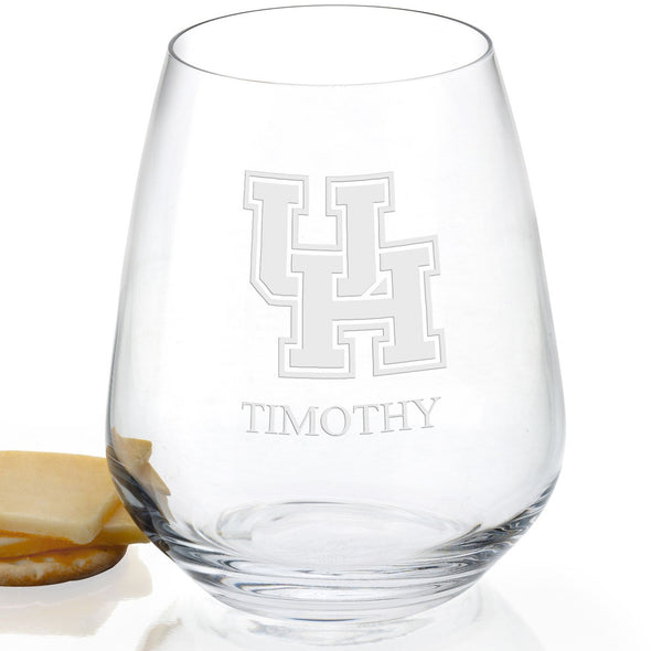 Houston Stemless Wine Glasses Shot #2