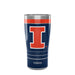 Illinois 20 oz. Stainless Steel Tervis Tumblers with Slider Lids - Set of 2