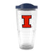 Illinois 24 oz. Tervis Tumblers with Emblem - Set of 2