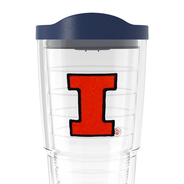 Illinois 24 oz. Tervis Tumblers with Emblem - Set of 2 Shot #2