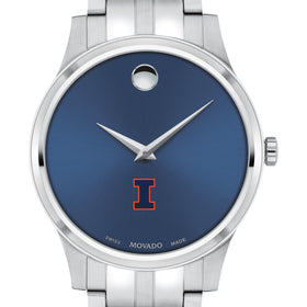 Illinois Men&#39;s Movado Collection Stainless Steel Watch with Blue Dial Shot #1