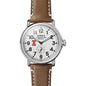 Illinois Shinola Watch, The Runwell 41 mm White Dial Shot #2