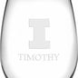 Illinois Stemless Wine Glasses Made in the USA Shot #3