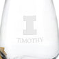 Illinois Stemless Wine Glasses Shot #3