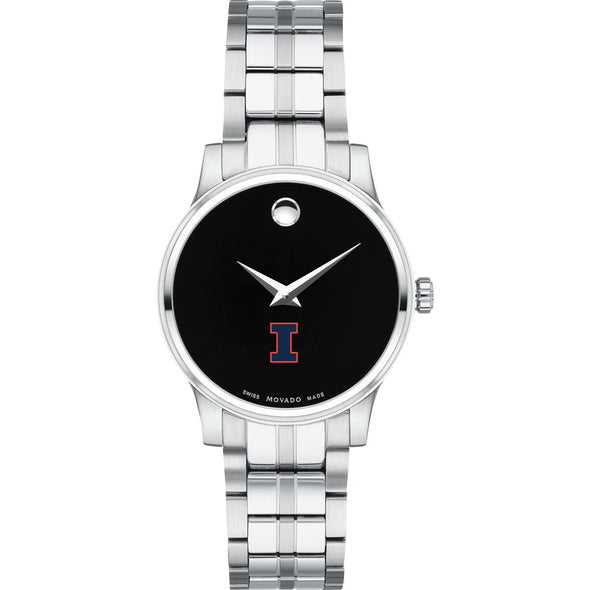 Illinois Women&#39;s Movado Stainless Steel Watch with Black Dial Shot #2