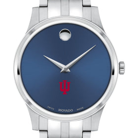 Indiana Men&#39;s Movado Collection Stainless Steel Watch with Blue Dial Shot #1