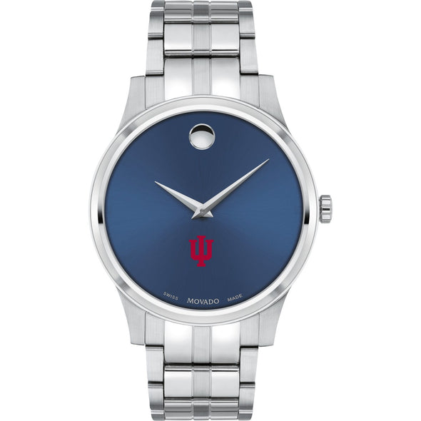 Indiana Men&#39;s Movado Collection Stainless Steel Watch with Blue Dial Shot #2