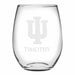 Indiana Stemless Wine Glasses Made in the USA