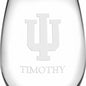 Indiana Stemless Wine Glasses Made in the USA Shot #3