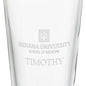 Indiana University School of Medicine 16 oz Pint Glass - Set of 4 Shot #3