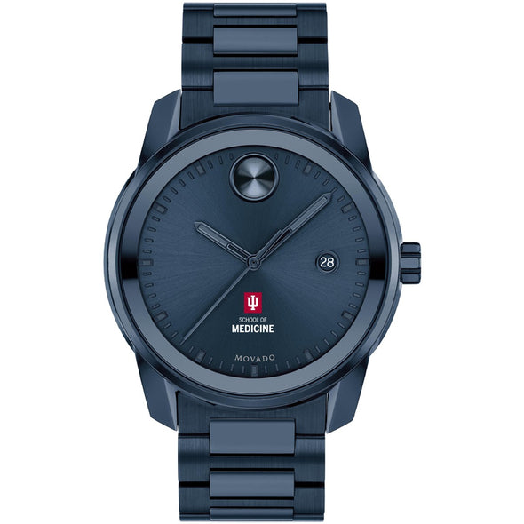 Indiana University School of Medicine Men&#39;s Movado BOLD Blue Ion with Date Window Shot #2