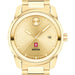 Indiana University School of Medicine Men's Movado BOLD Gold with Date Window