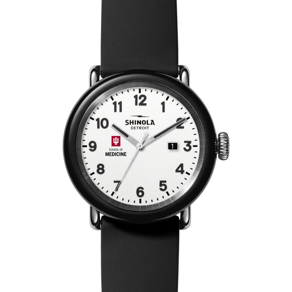 Indiana University School of Medicine Shinola Watch, The Detrola 43 mm White Dial at M.LaHart &amp; Co. Shot #2