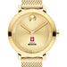 Indiana University School of Medicine Women's Movado Bold Gold with Mesh Bracelet