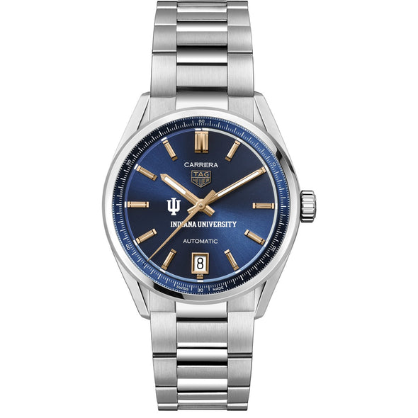 Indiana Women&#39;s TAG Heuer Steel Carrera with Blue Dial Shot #2