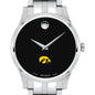 Iowa Men's Movado Collection Stainless Steel Watch with Black Dial Shot #1