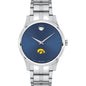 Iowa Men's Movado Collection Stainless Steel Watch with Blue Dial Shot #2