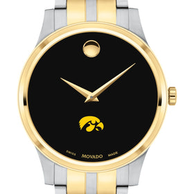 Iowa Men&#39;s Movado Collection Two-Tone Watch with Black Dial Shot #1