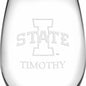 Iowa State Stemless Wine Glasses Made in the USA Shot #3