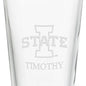 Iowa State University 16 oz Pint Glass Shot #3