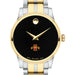 Iowa State Women's Movado Collection Two-Tone Watch with Black Dial