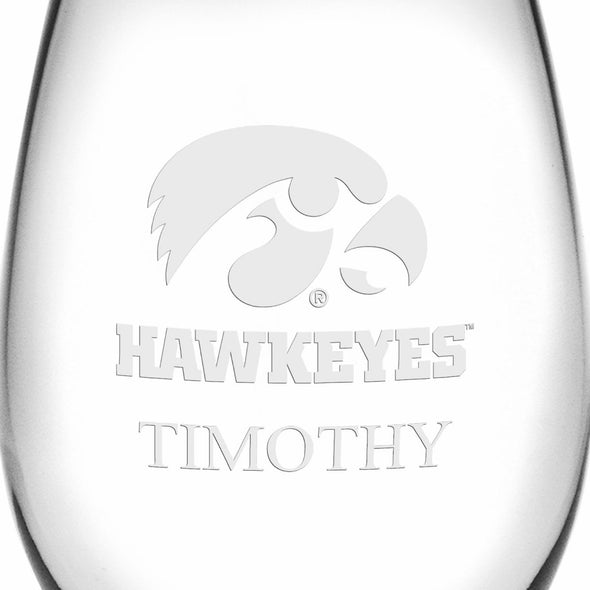 Iowa Stemless Wine Glasses Made in the USA Shot #3