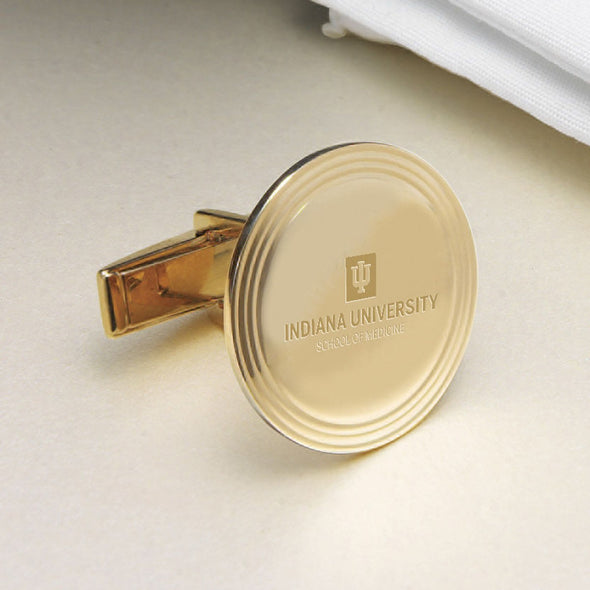 IU School of Medicine 14K Gold Cufflinks Shot #2