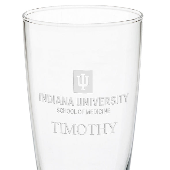 IU School of Medicine 20oz Pilsner Glasses - Set of 2 Shot #3