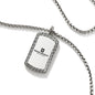 IU School of Medicine Dog Tag by John Hardy with Box Chain Shot #3