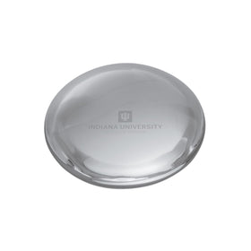 IU School of Medicine Glass Dome Paperweight by Simon Pearce Shot #1