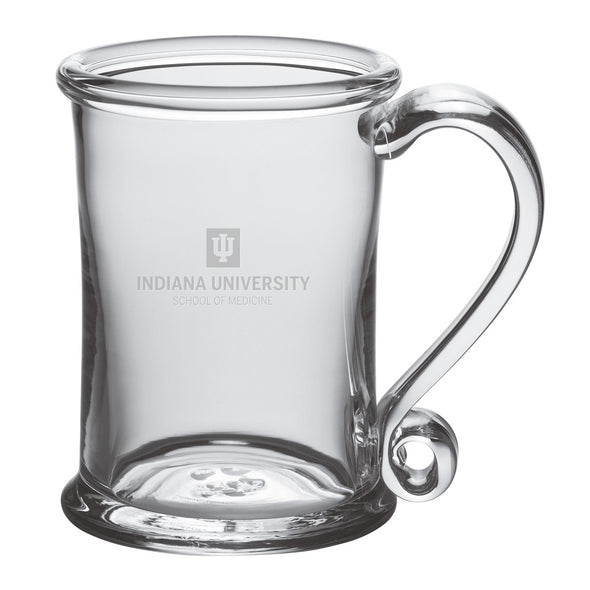 IU School of Medicine Glass Tankard by Simon Pearce Shot #1