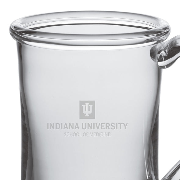 IU School of Medicine Glass Tankard by Simon Pearce Shot #2