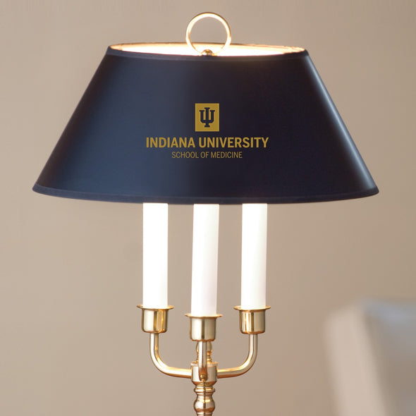 IU School of Medicine Lamp in Brass &amp; Marble Shot #2